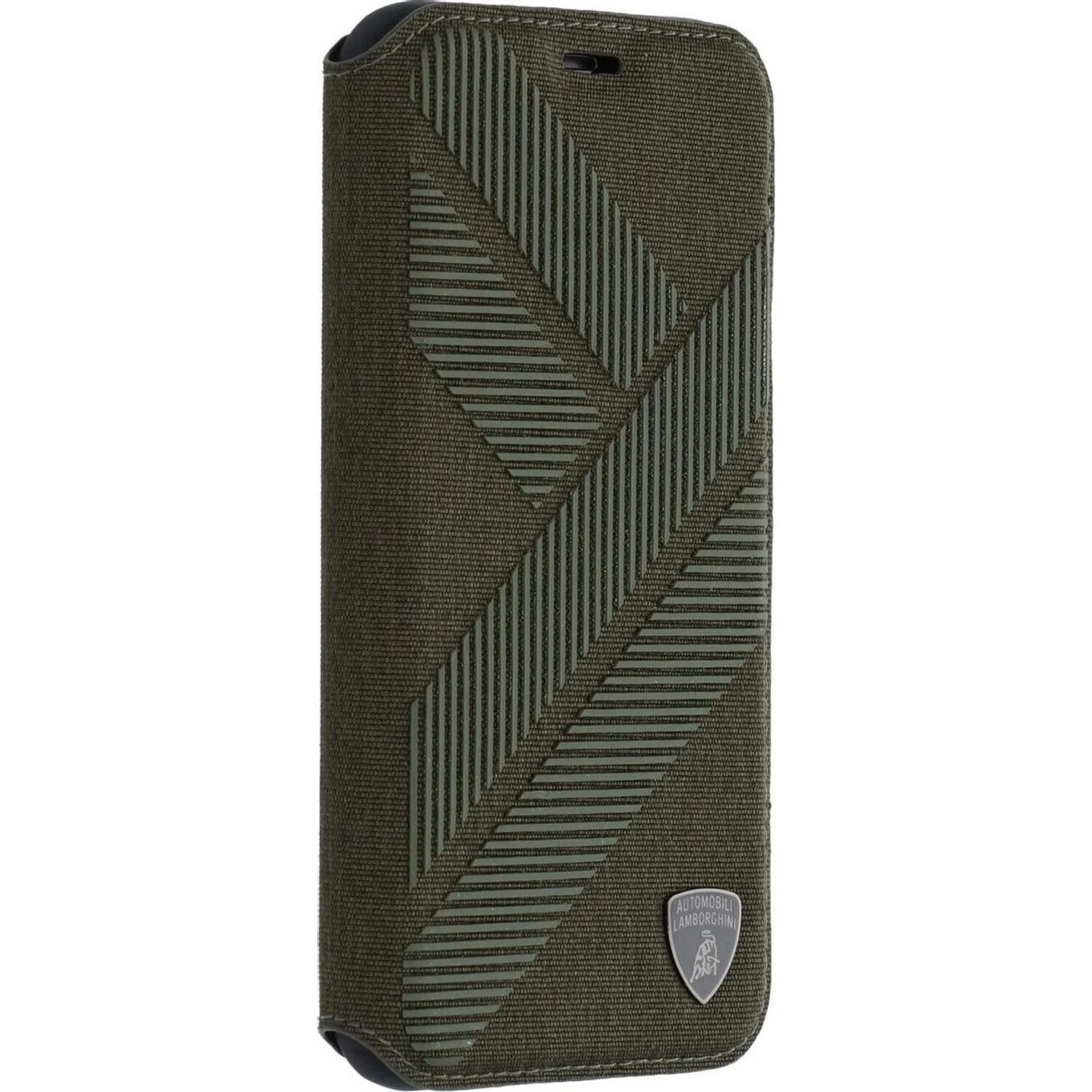 Lamborghini Lamborghini Back-Cover hul passend für Apple iPhone X-Xs Structure Grün -Silicone - TPU