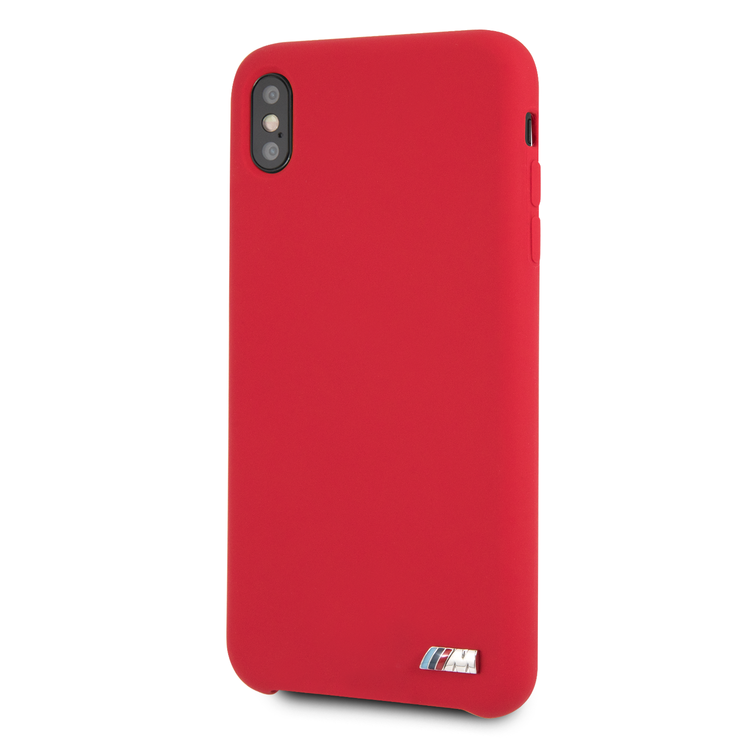 BMW BMW Back-Cover hul passend für Apple iPhone XS Max Logo M Rot -Hard Case - TPU
