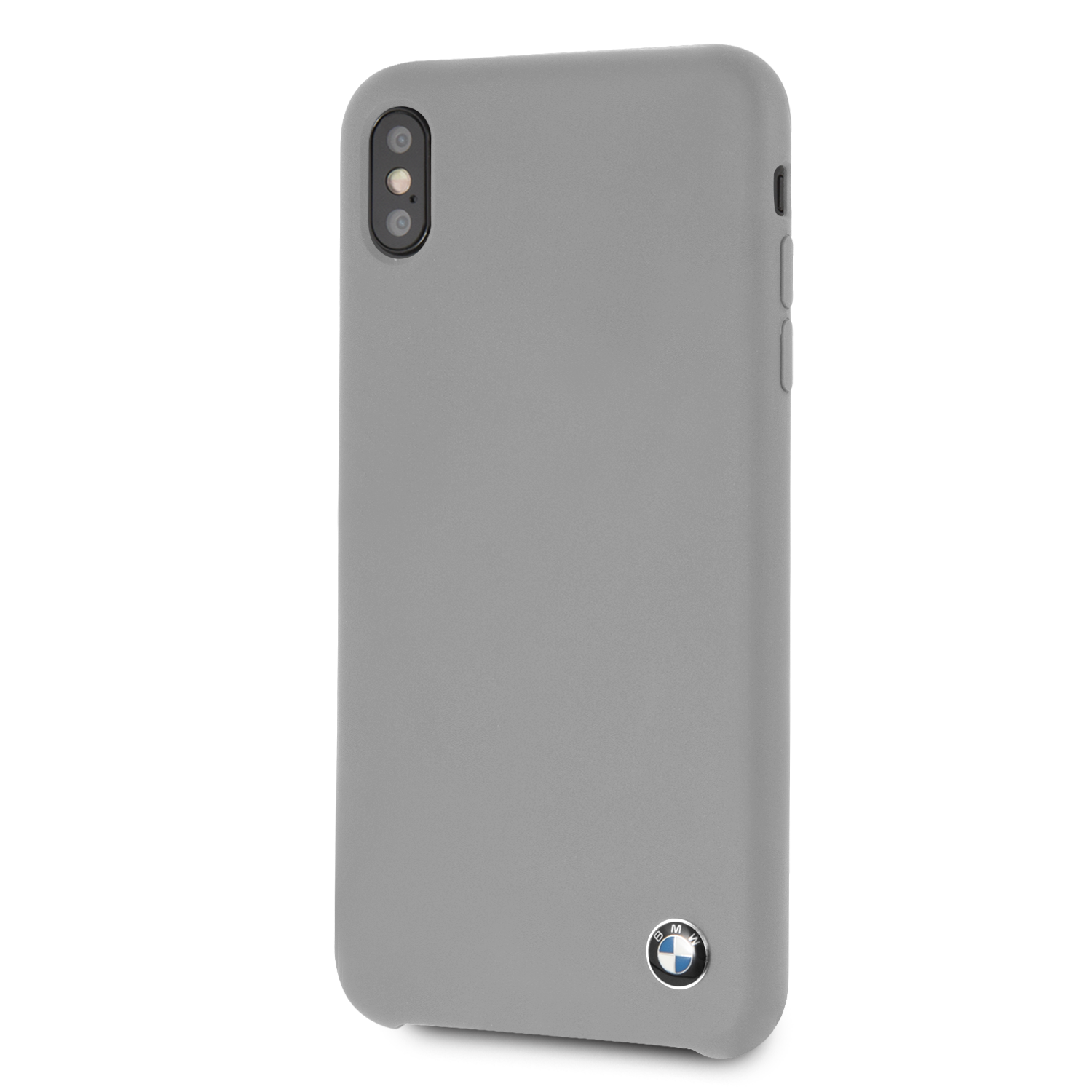 BMW BMW Back-Cover hul passend für Apple iPhone XS Max Silicone Grau -Hard Case - TPU