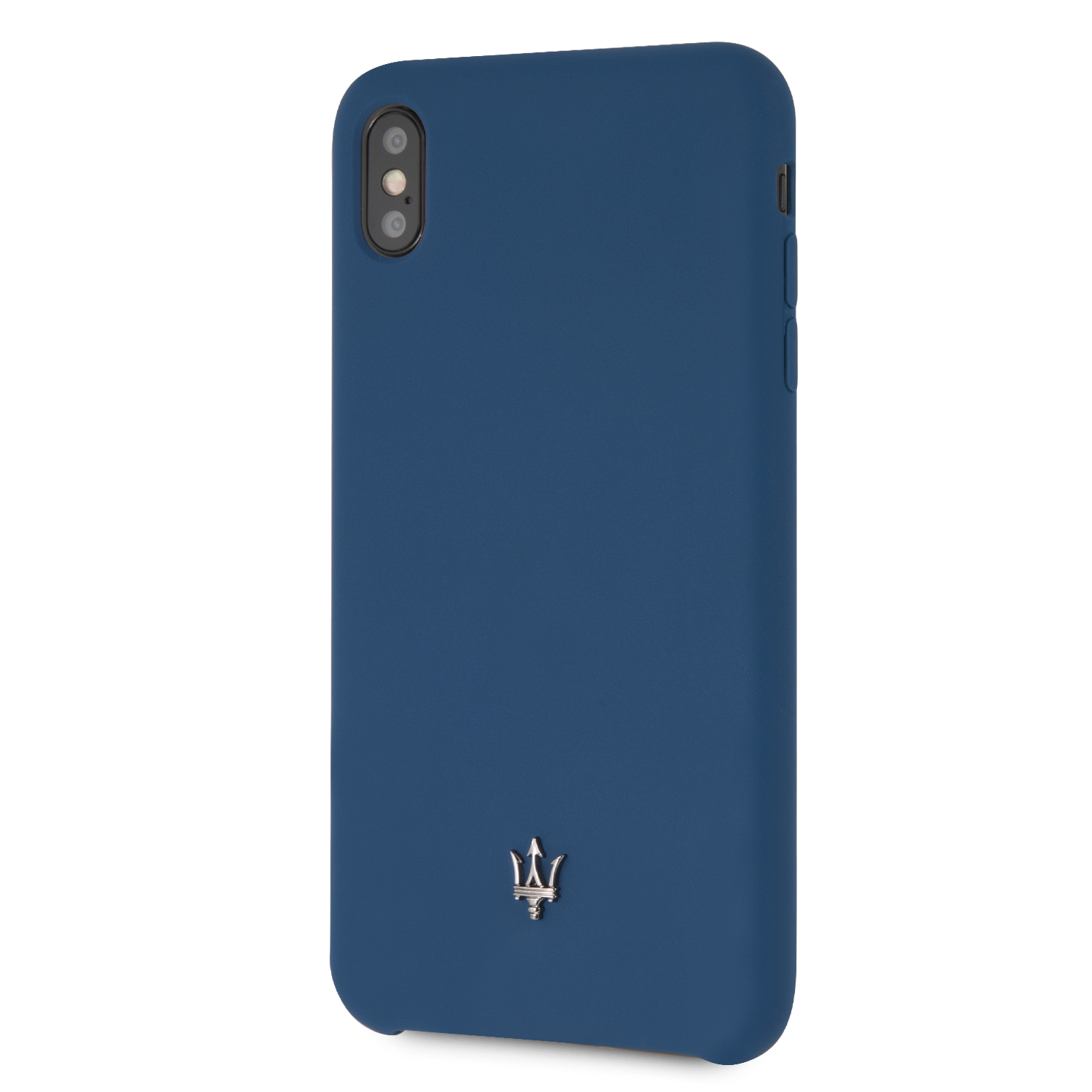 Maserati Back-Cover hul passend für Apple iPhone XS Max Silicone Navy -Case - TPU