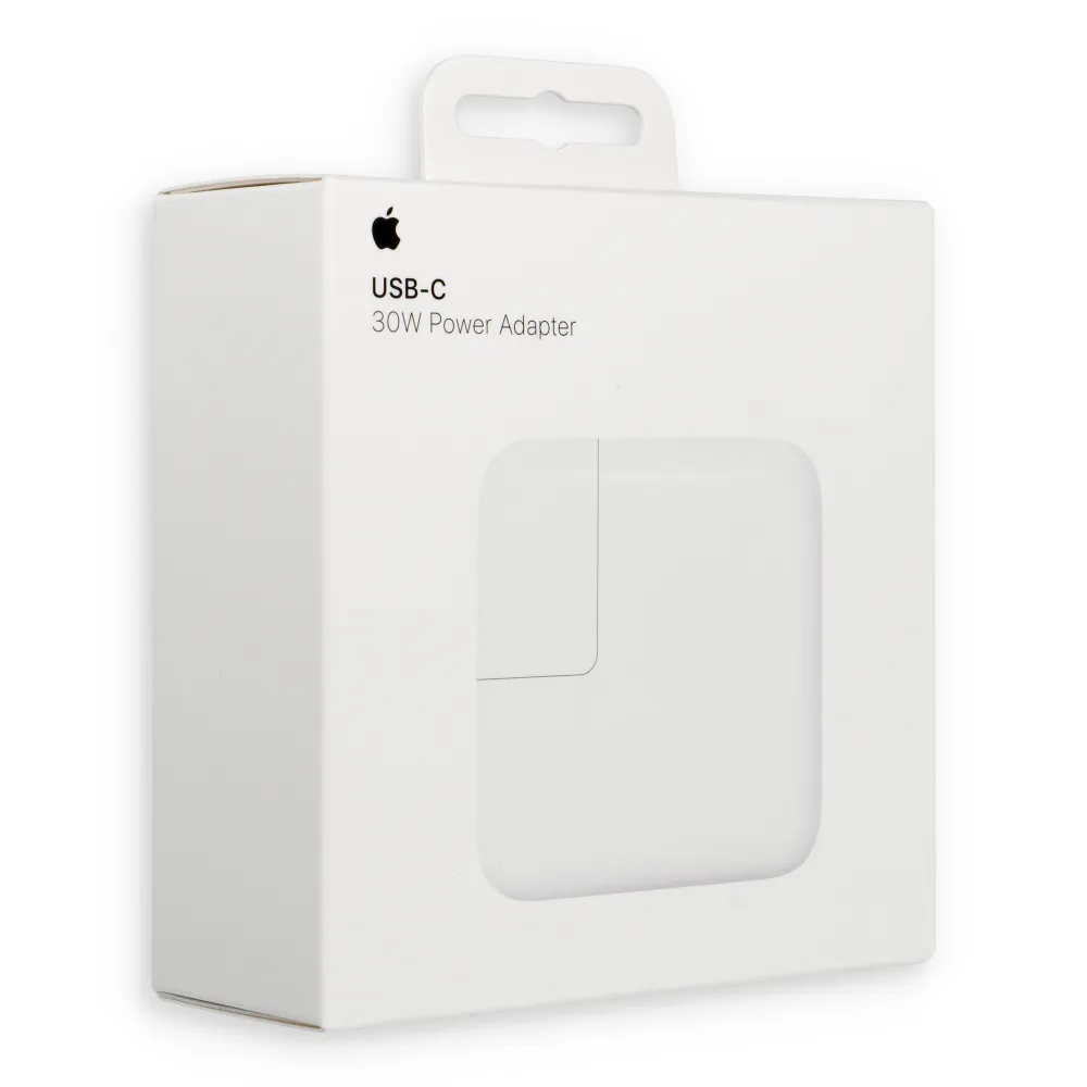 Original charger Apple MW2G3ZM/A with USB C socket 30W white blister