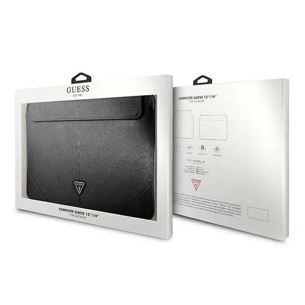 Guess Sleeve 13'-14' Laptop-/Notebooktasche GUCS14PSATLK schwarz