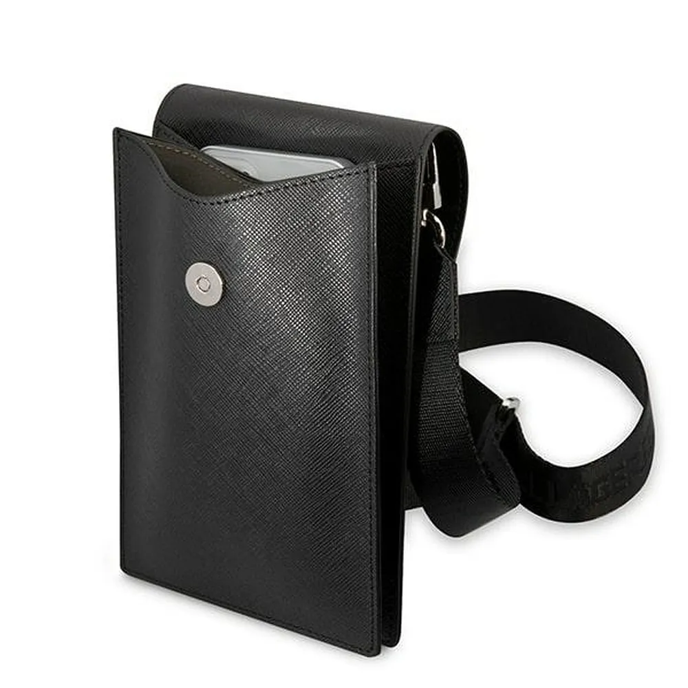 Karl Lagerfeld KLWBSARSGK Universal-Telefontasche (RSG-Prägung / schwarz)