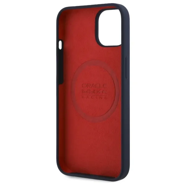 RED BULL case passend für IPHONE 16 Pro compatible passend für kompatibel mit MagSafe RBHMP16L24SIHSRV (Silicone Horizontal Centered Logo) navy