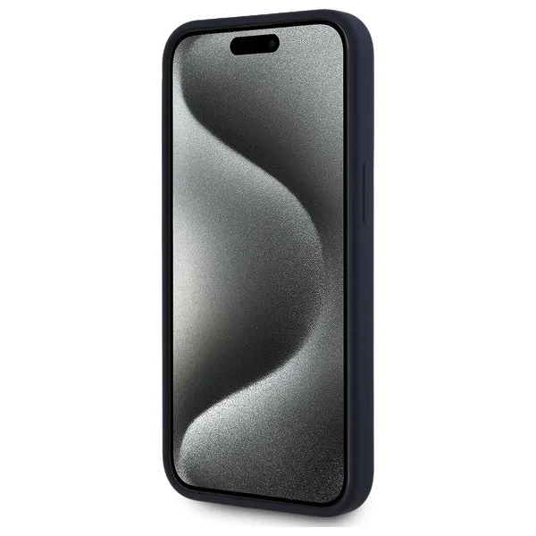 RED BULL case passend für IPHONE 16 Pro compatible passend für kompatibel mit MagSafe RBHMP16L24SIHSRV (Silicone Horizontal Centered Logo) navy