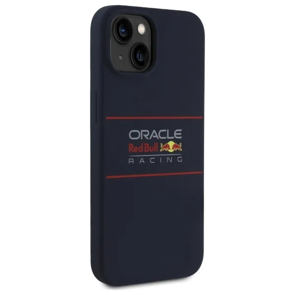 RED BULL case passend für IPHONE 16 Pro compatible passend für kompatibel mit MagSafe RBHMP16L24SIHSRV (Silicone Horizontal Centered Logo) navy