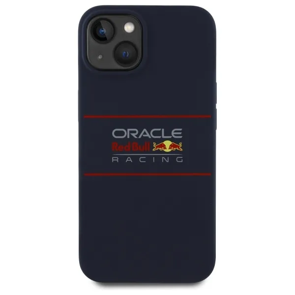 RED BULL case passend für IPHONE 16 Pro compatible passend für kompatibel mit MagSafe RBHMP16L24SIHSRV (Silicone Horizontal Centered Logo) navy
