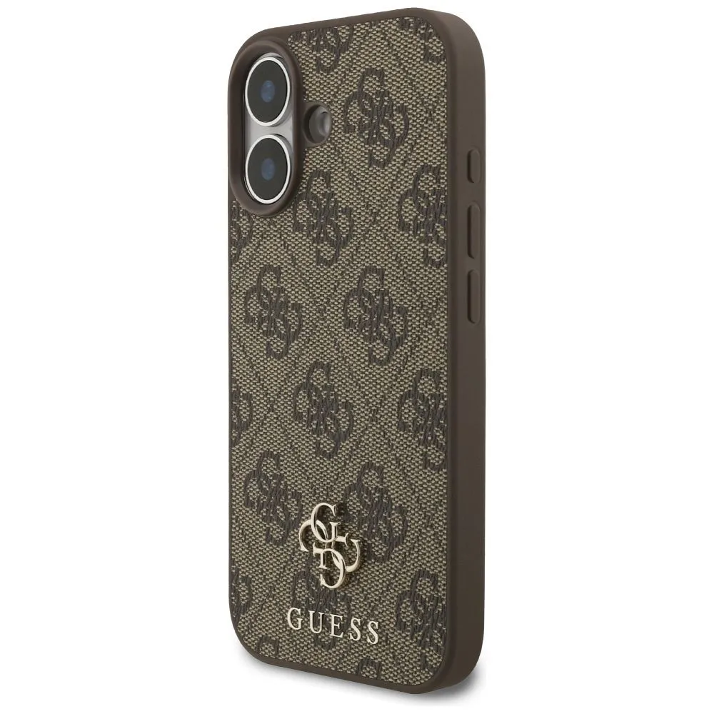 GUESS case passend für IPHONE 17 kompatibel mit MagSafe GUHMP17SP4SM4MW (PU 4G Small 4G and Classic) brown