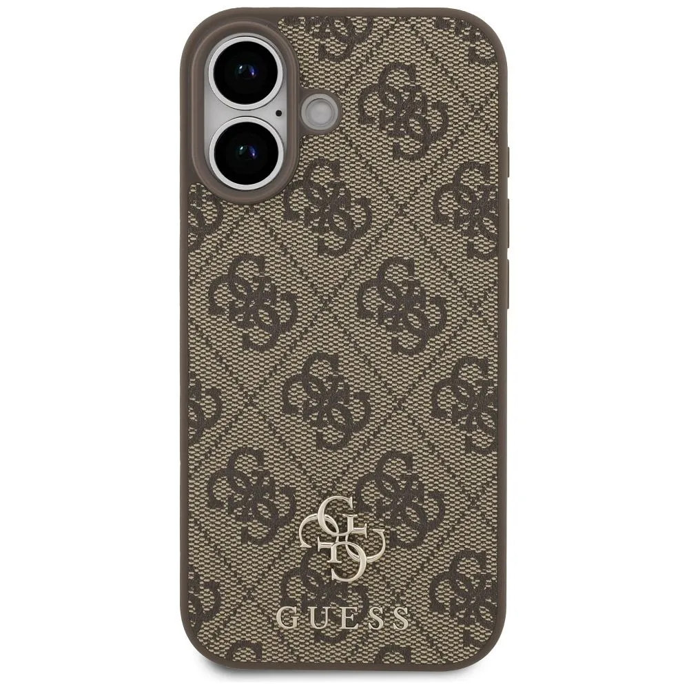 GUESS case passend für IPHONE 17 kompatibel mit MagSafe GUHMP17SP4SM4MW (PU 4G Small 4G and Classic) brown