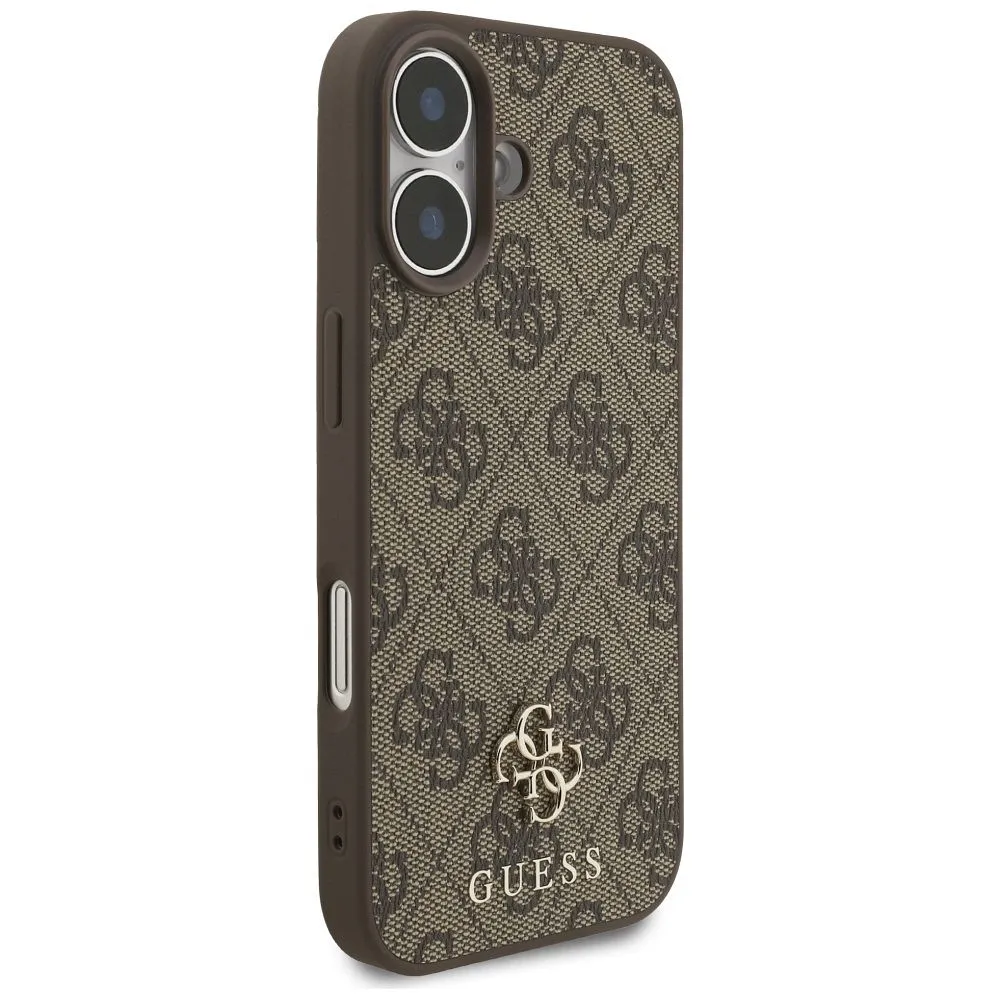 GUESS case passend für IPHONE 17 kompatibel mit MagSafe GUHMP17SP4SM4MW (PU 4G Small 4G and Classic) brown