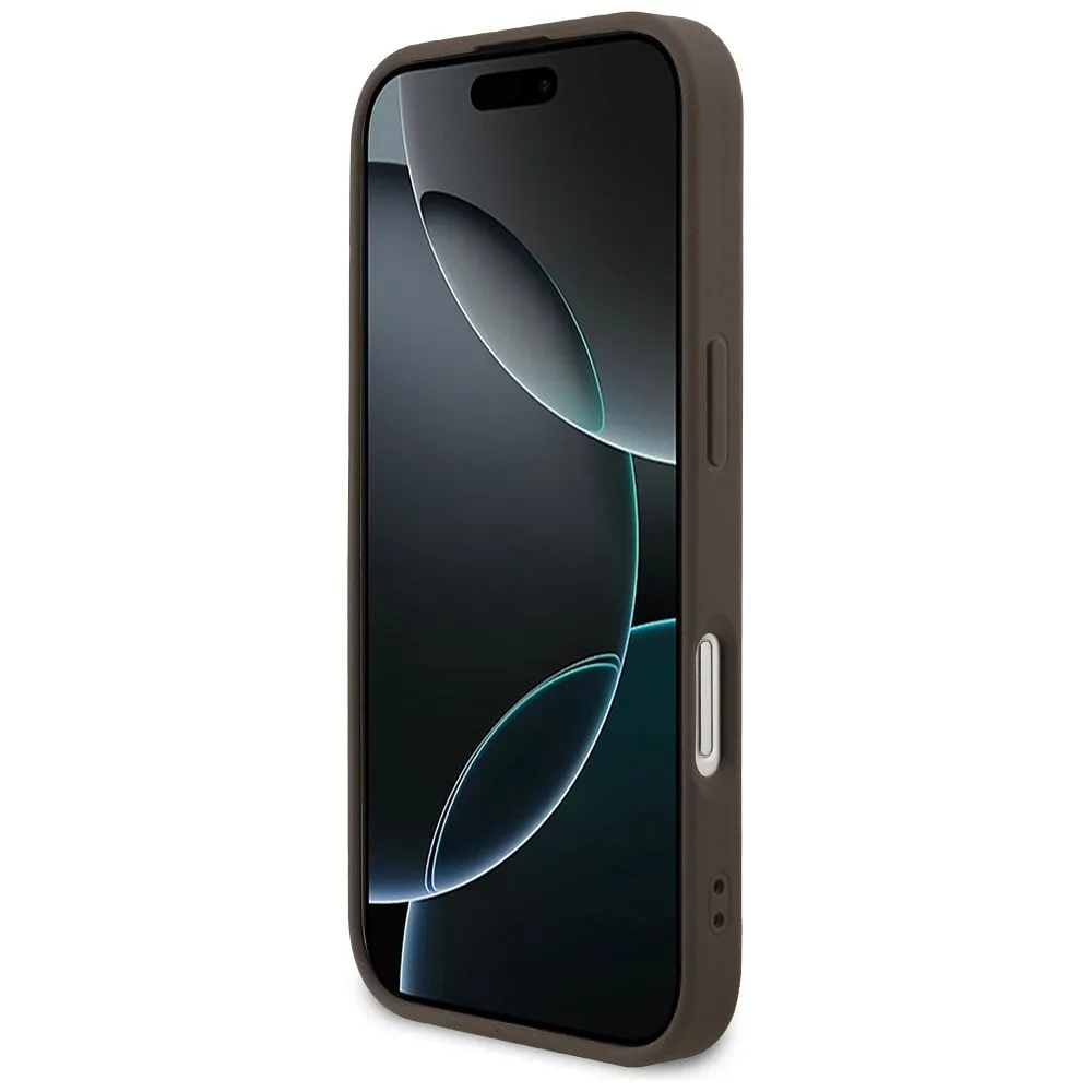 GUESS case passend für IPHONE 17 kompatibel mit MagSafe GUHMP17SP4SM4MW (PU 4G Small 4G and Classic) brown