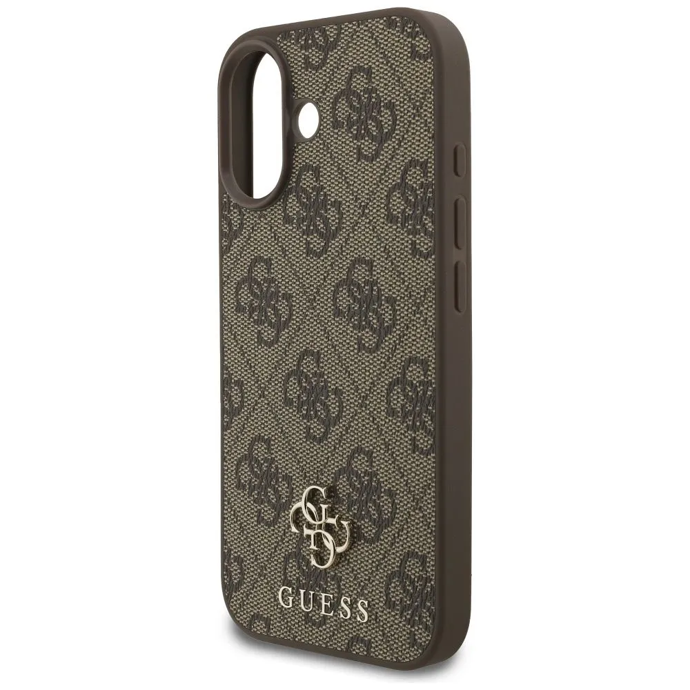 GUESS case passend für IPHONE 17 kompatibel mit MagSafe GUHMP17SP4SM4MW (PU 4G Small 4G and Classic) brown