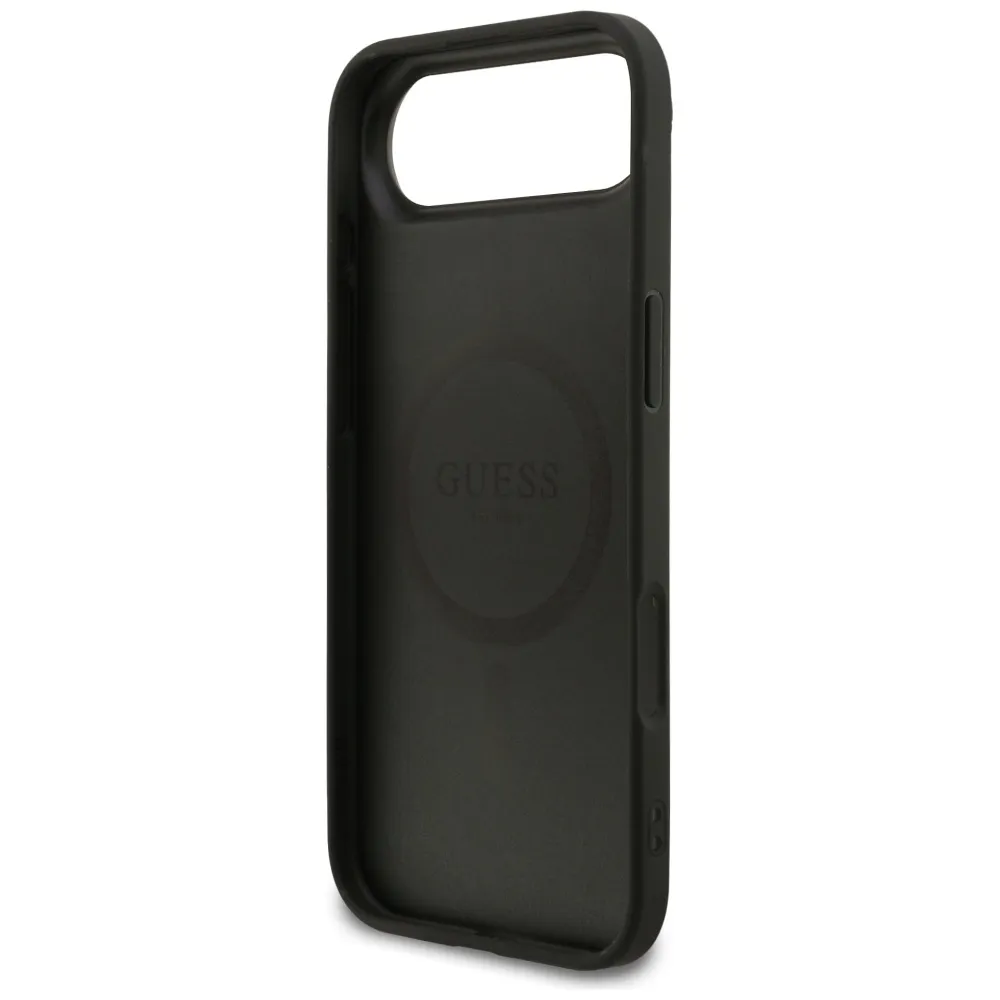 GUESS case passend für IPHONE 17 Air kompatibel mit MagSafe GUHMP17MG4GFRK (PU 4G Ring Classic Logo) black