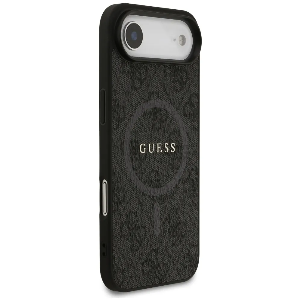 GUESS case passend für IPHONE 17 Air kompatibel mit MagSafe GUHMP17MG4GFRK (PU 4G Ring Classic Logo) black