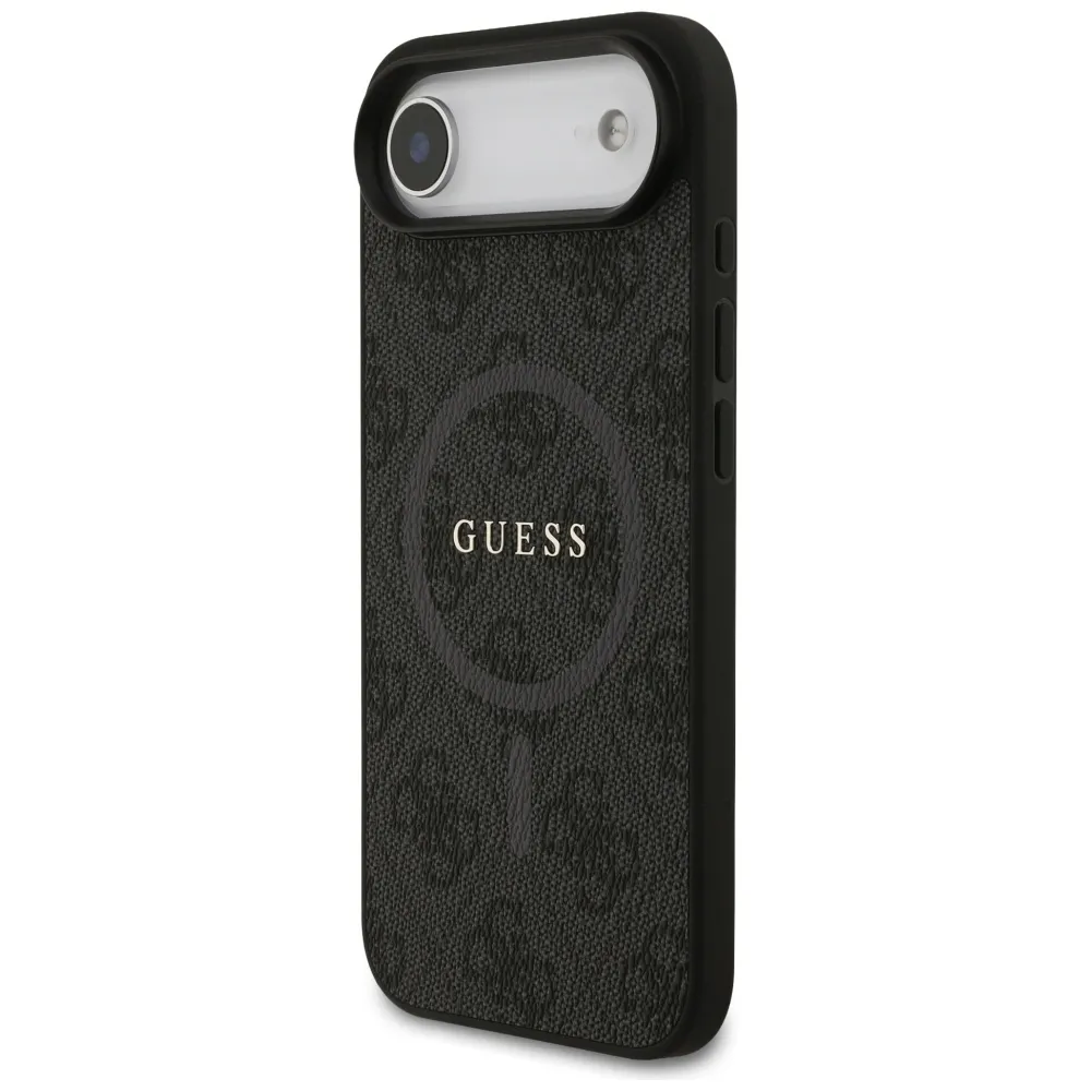 GUESS case passend für IPHONE 17 Air kompatibel mit MagSafe GUHMP17MG4GFRK (PU 4G Ring Classic Logo) black