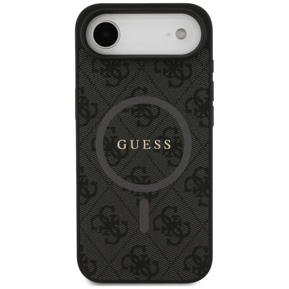 GUESS case passend für IPHONE 17 Air kompatibel mit MagSafe GUHMP17MG4GFRK (PU 4G Ring Classic Logo) black