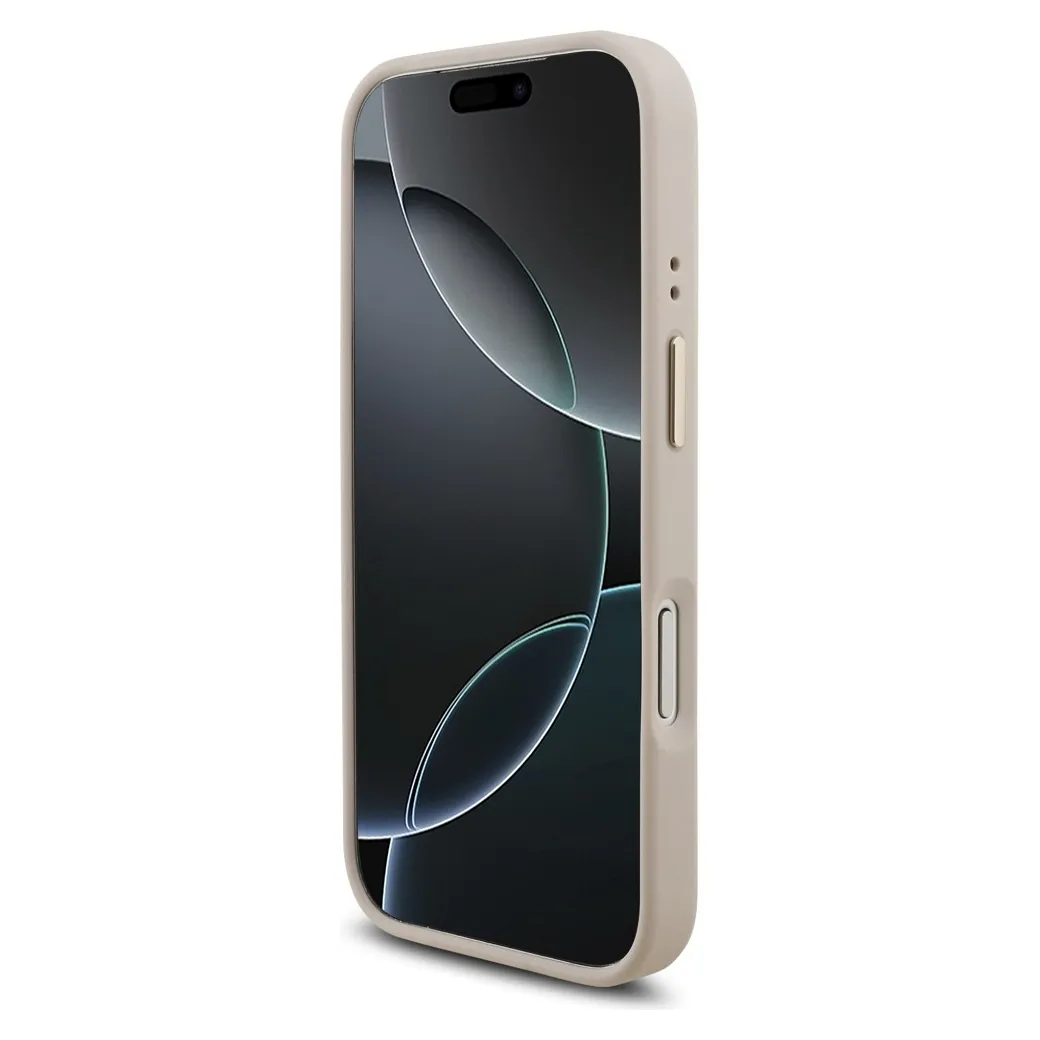 GUESS case passend für IPHONE 17 Pro GUHCP17L4GMGCPI (PU W/ Big 4G Classic Logo) gold pink