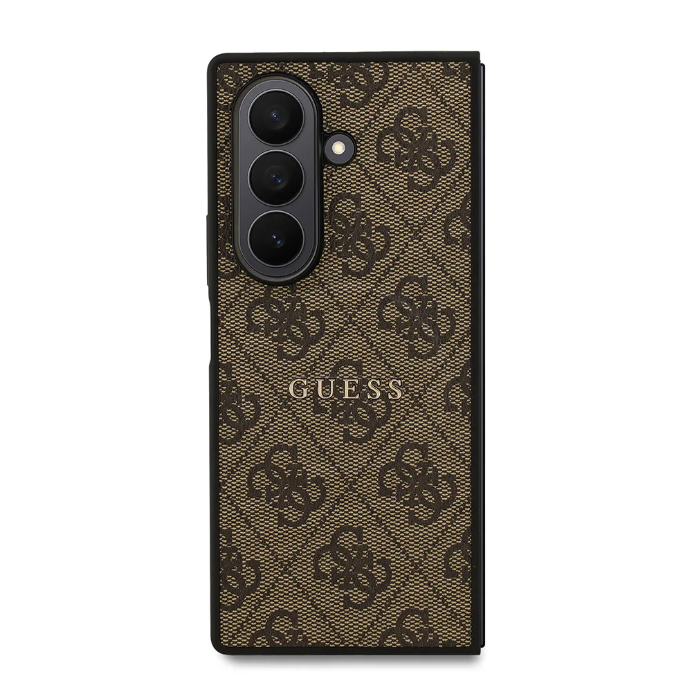 GUESS case passend für SAMSUNG Z Fold7 GUHMZFD7P4MSEGCW (Magnetic 4G PU W/ Classic) brown