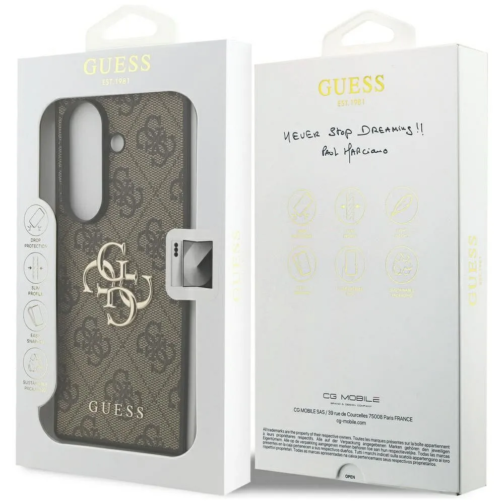 GUESS case passend für SAMSUNG Z Fold7 GUHCZFD74GMGBR (4G PU Big Logo) brown