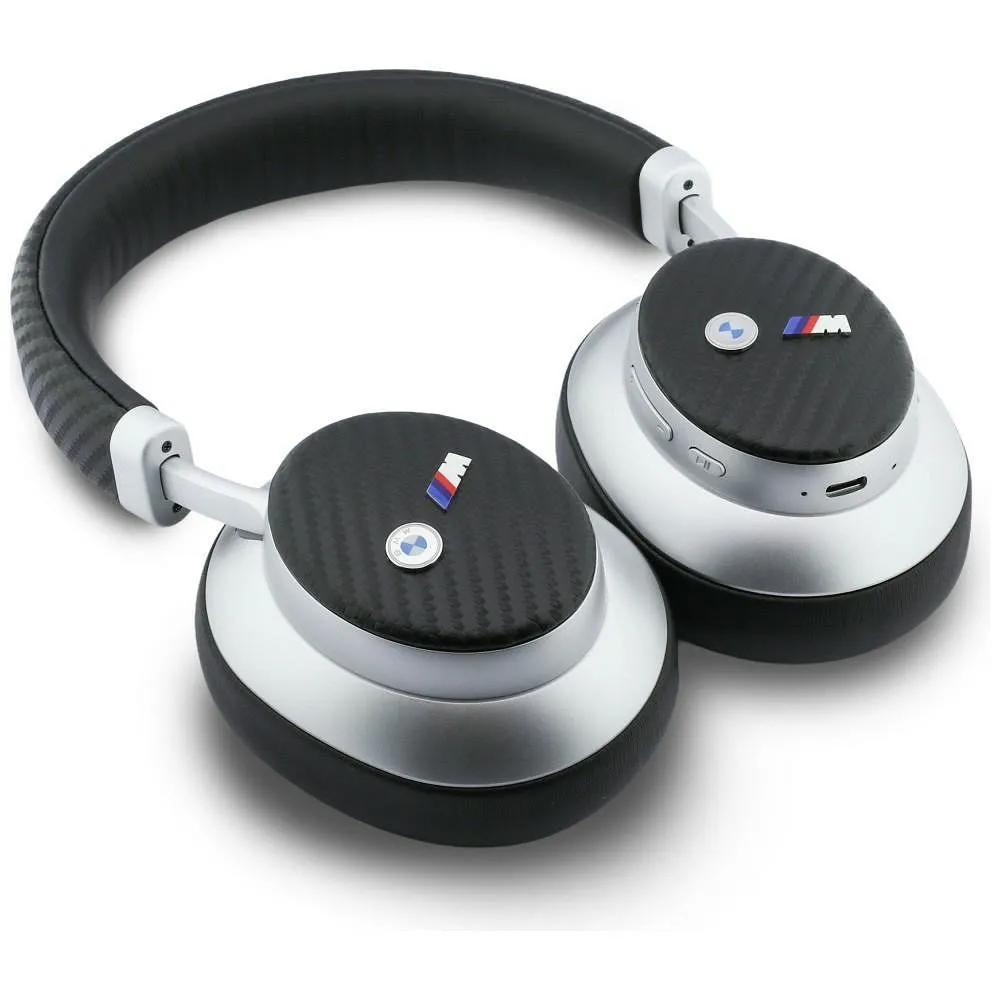 Wireless headphones ENC BMW Carbon Metal Logo BMW001179 silver