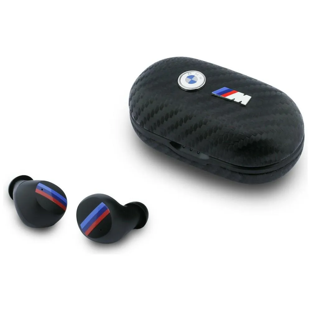 Wireless earphones ENC BMW TWS Carbon Metal Logo BMW001141 black