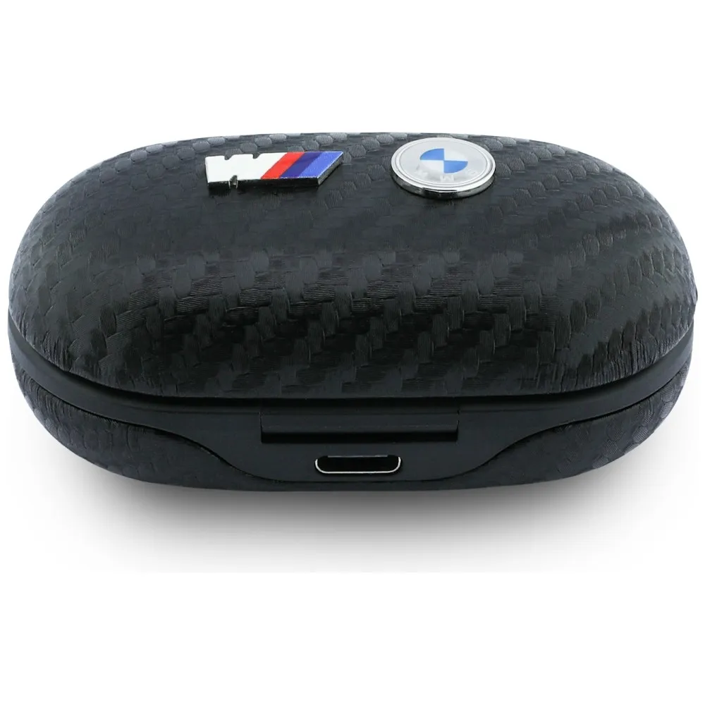 Wireless earphones ENC BMW TWS Carbon Metal Logo BMW001141 black