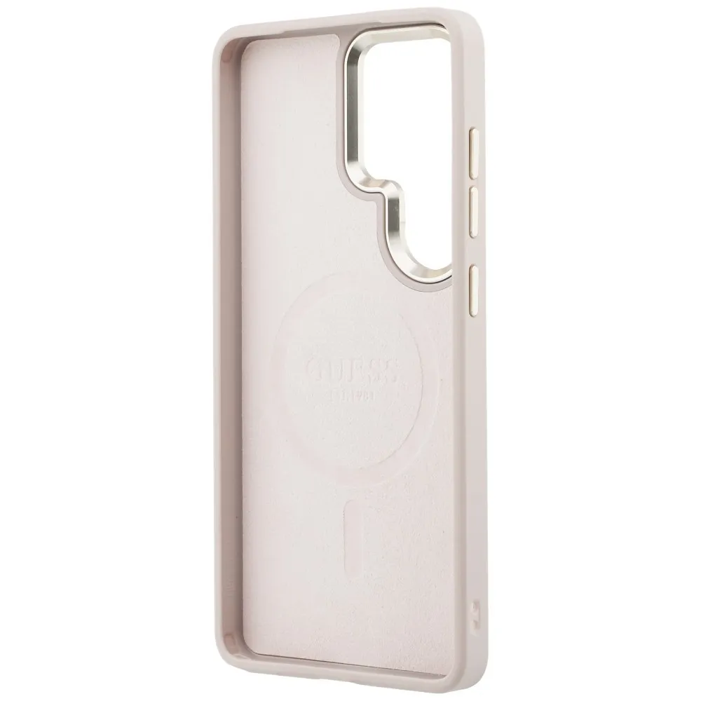 GUESS case passend für SAMSUNG S26 Ultra GUHMS26LP4MSEGCP (4G Embossed Ring kompatibel mit MagSafe) pink