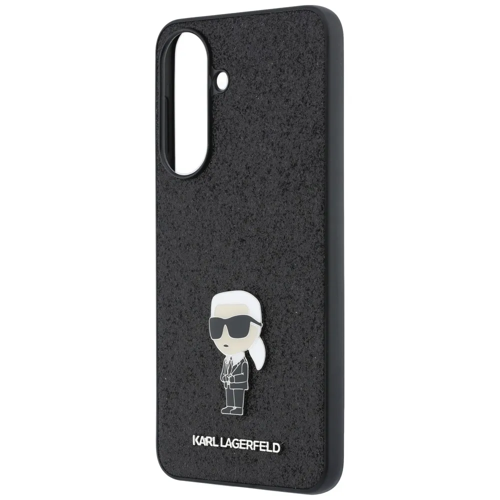 KARL LAGERFLED case passend für SAMSUNG A37 KLHCSA37GKNPSK (Fixed Glitter Ikonik Logo Metal Pin) black