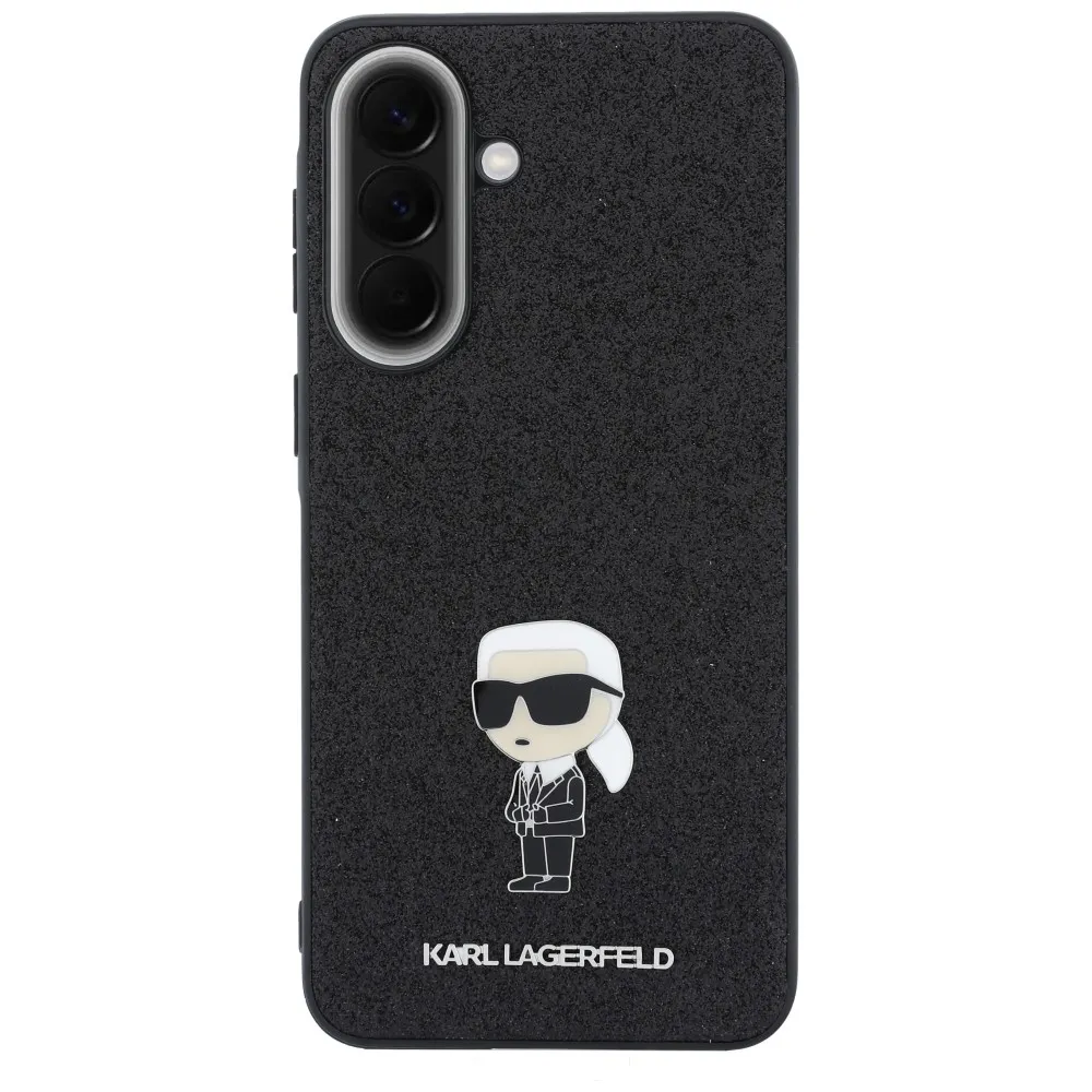 KARL LAGERFLED case passend für SAMSUNG A57 KLHCSA57GKNPSK (Fixed Glitter Ikonik Logo Metal Pin) black