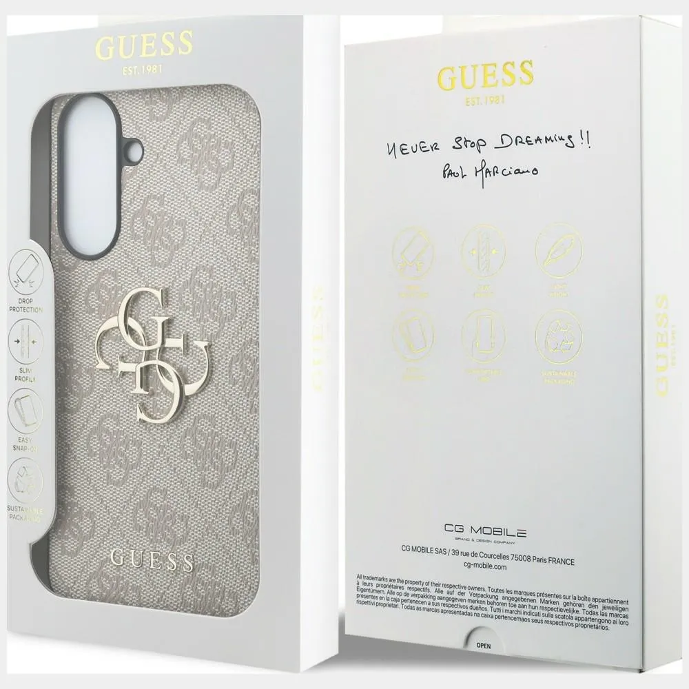 GUESS case passend für SAMSUNG Galaxy A37 GUHCSA374GMGPI (4G PU Big Logo) pink