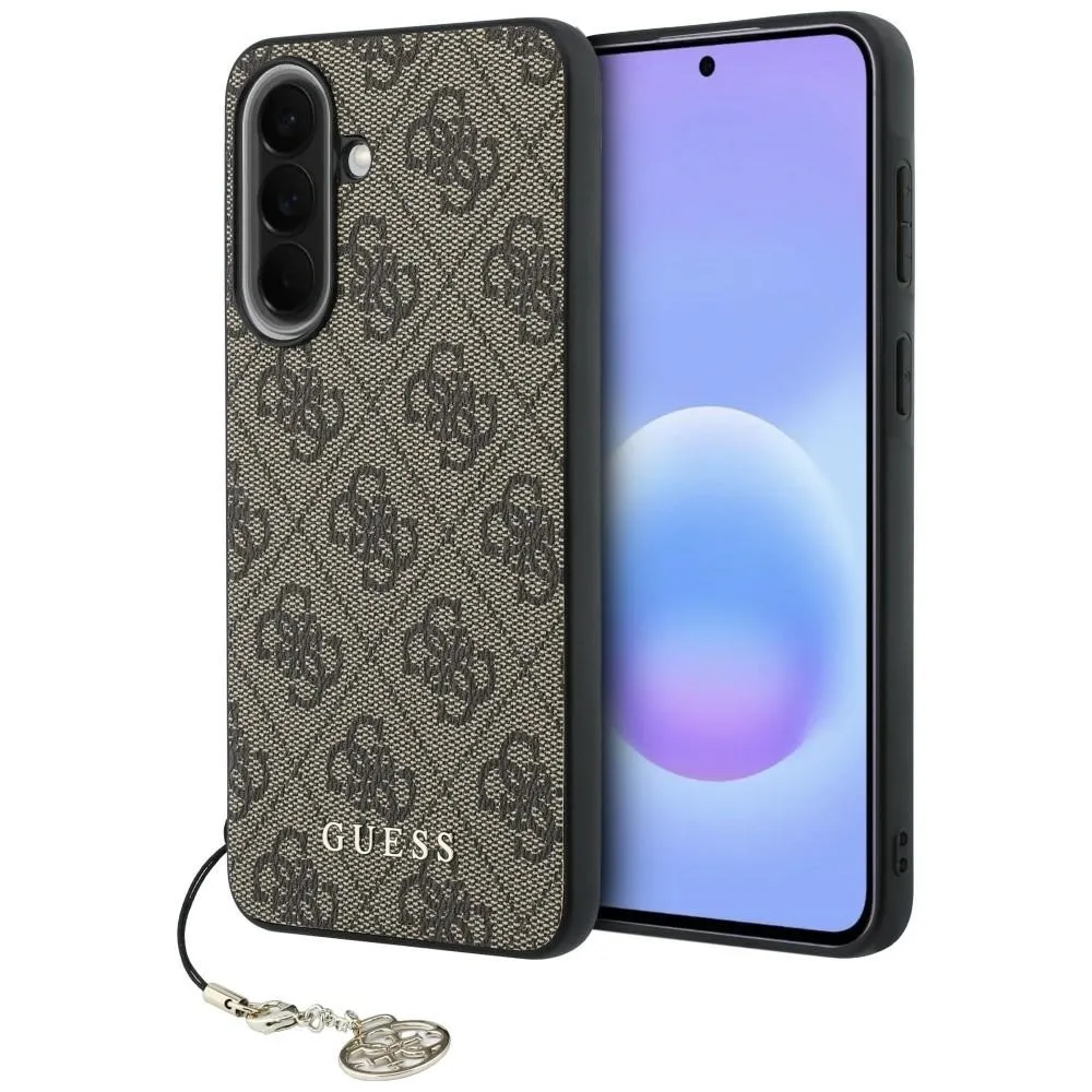 GUESS case passend für SAMSUNG Galaxy A57 GUHCSA57GF4GBR (PU 4G Classic Logo with Charm) brown