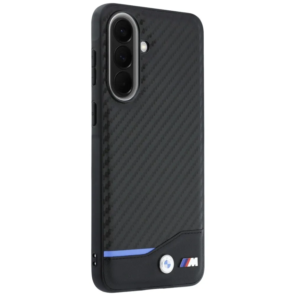 BMW case passend für SAMSUNG A37 BMHCSA3722NBCK (PU Carbon) black