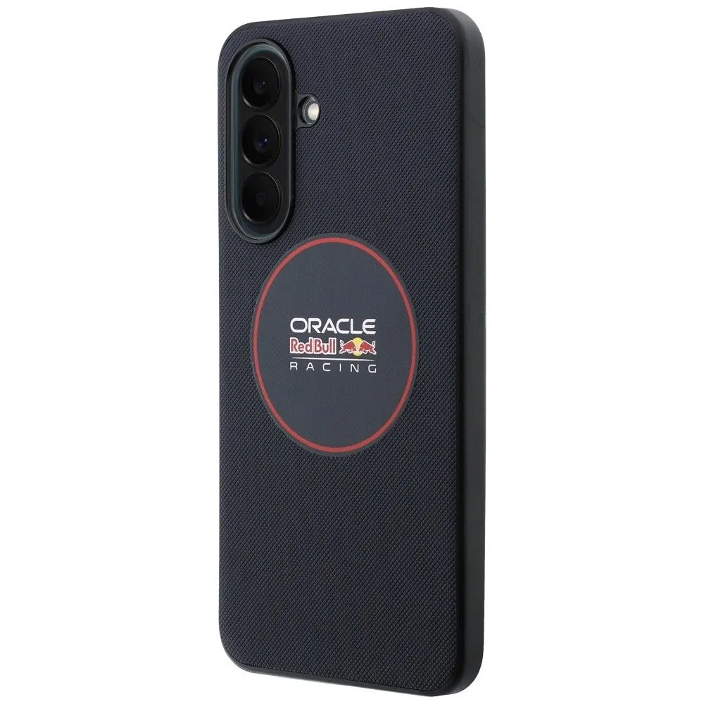 RED BULL case passend für SAMSUNG A37 RBHCA3724PUILVR (Meshed PU Red Ring & Metal Buttons) navy
