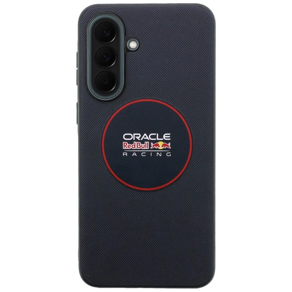 RED BULL case passend für SAMSUNG A37 RBHCA3724PUILVR (Meshed PU Red Ring & Metal Buttons) navy