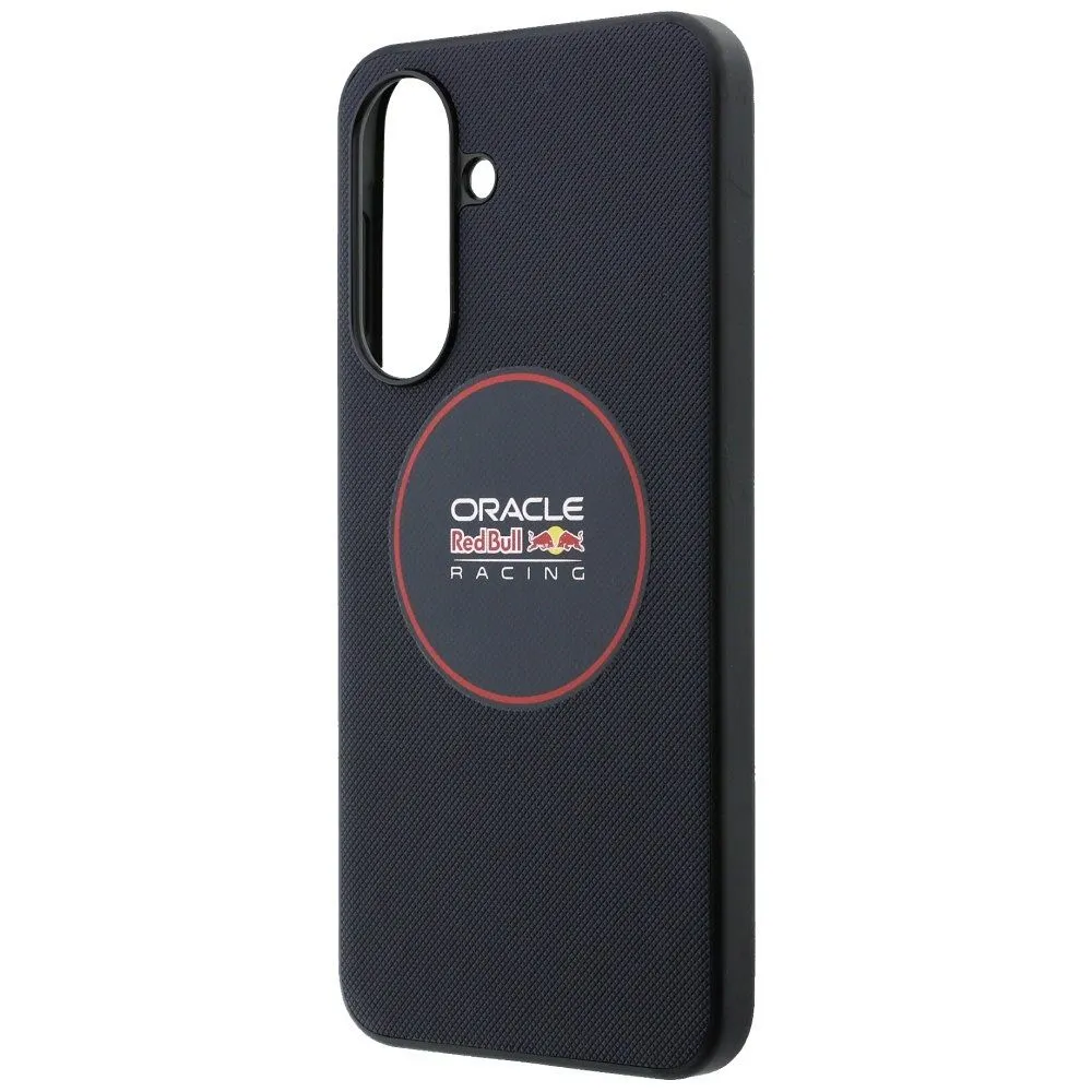 RED BULL case passend für SAMSUNG A37 RBHCA3724PUILVR (Meshed PU Red Ring & Metal Buttons) navy