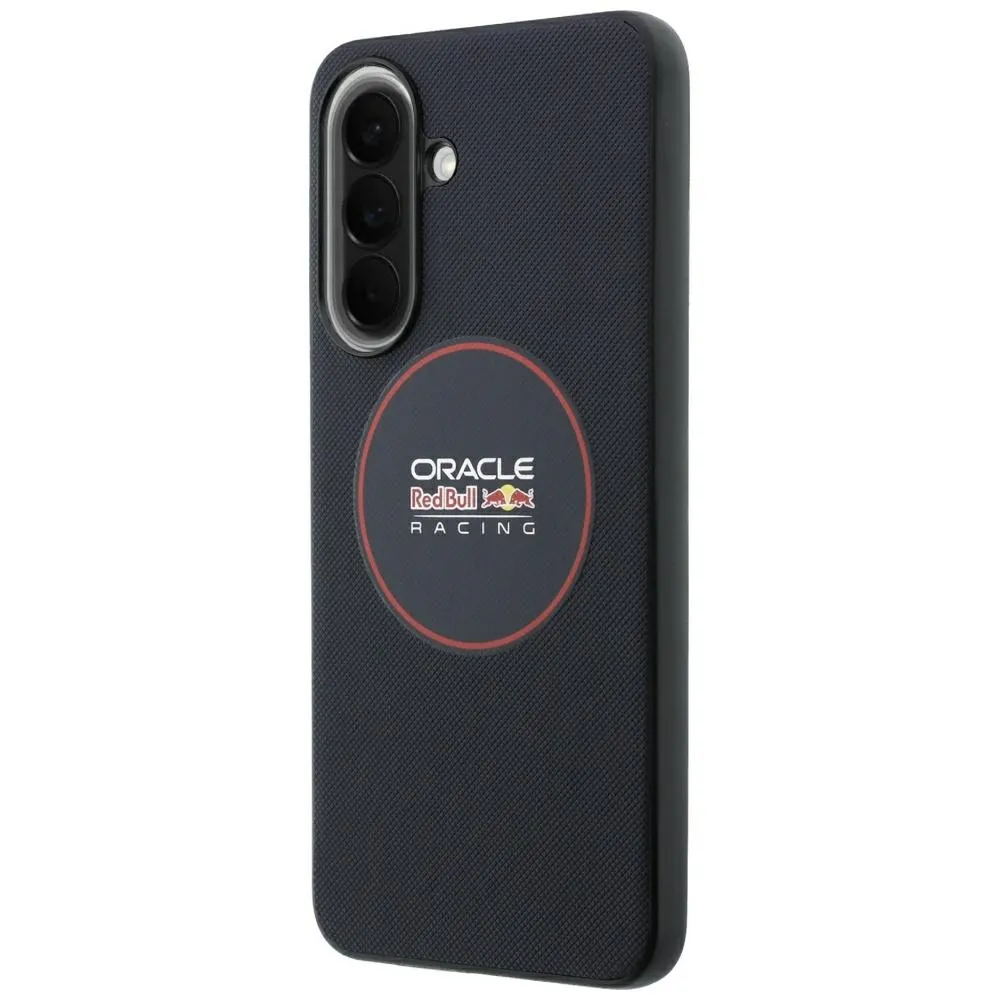 RED BULL case passend für SAMSUNG A57 RBHCA5724PUILVR (Meshed PU Red Ring & Metal Buttons) navy