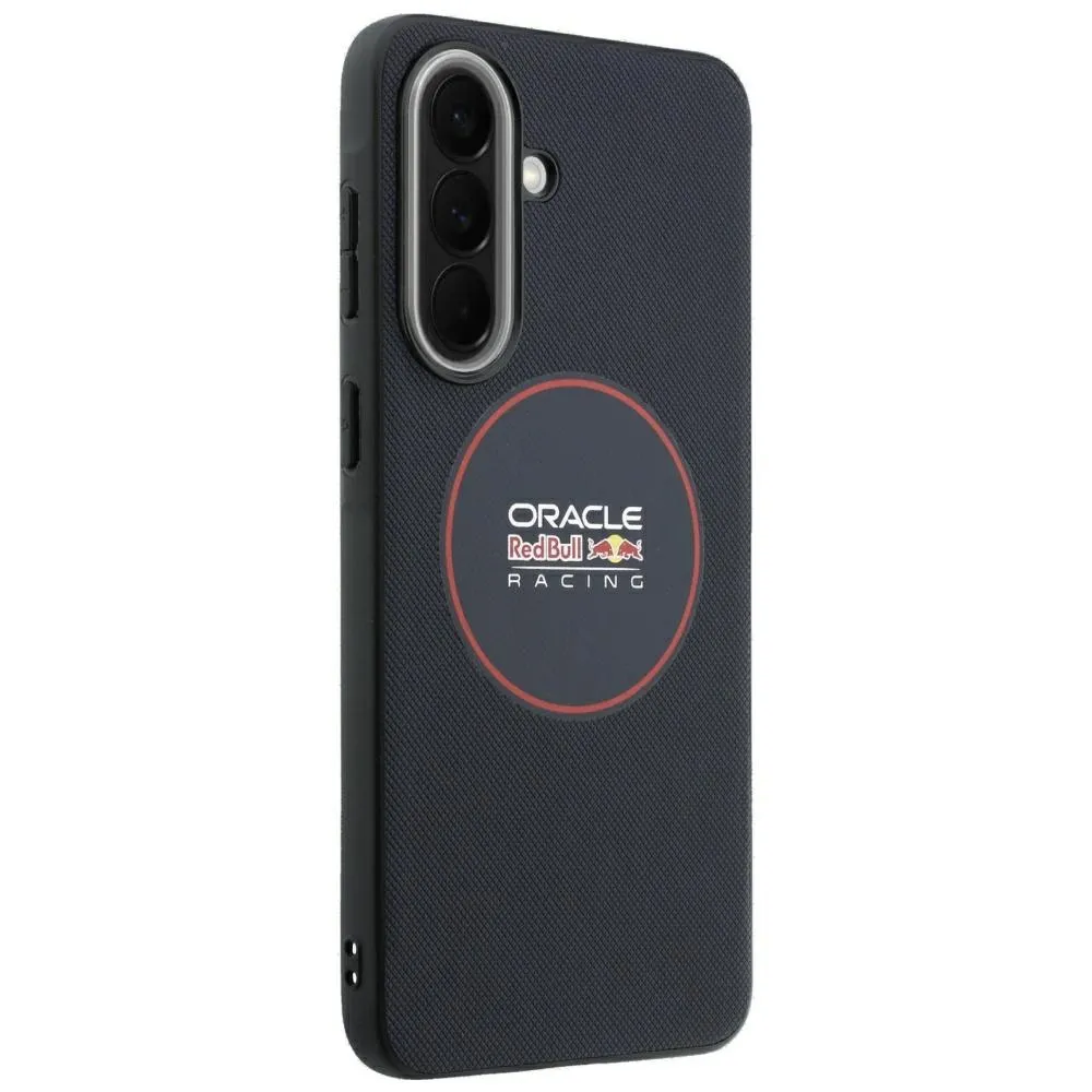 RED BULL case passend für SAMSUNG A57 RBHCA5724PUILVR (Meshed PU Red Ring & Metal Buttons) navy