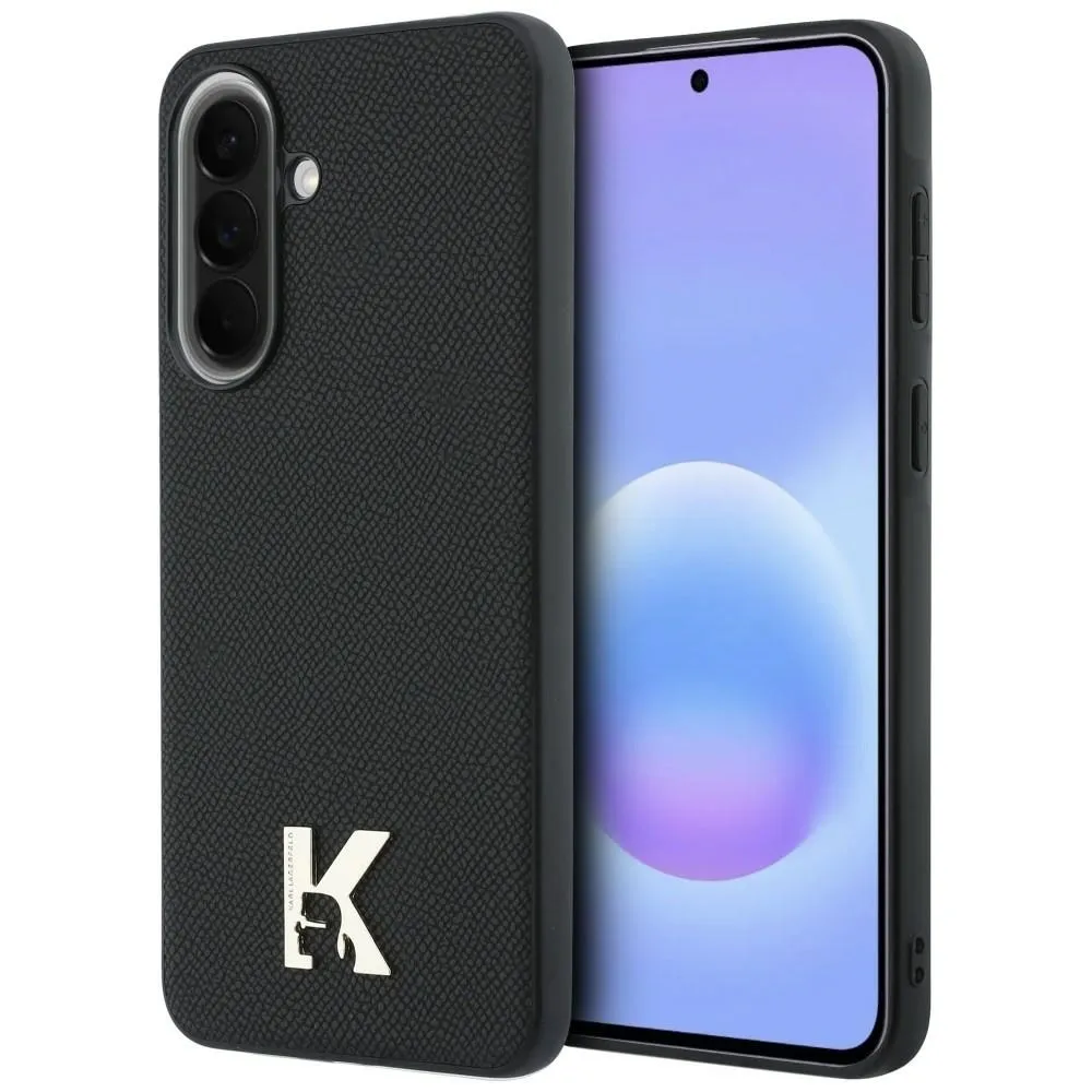 KARL LAGERFLED case passend für SAMSUNG A57 KLHCSA575PGFKHGK (PU W/ KHEAD LOGO BLACK ) black