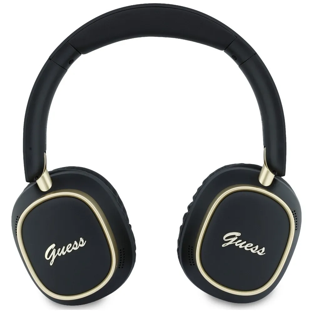 Wireless headphones Guess ENC Rectangle Metal Script black