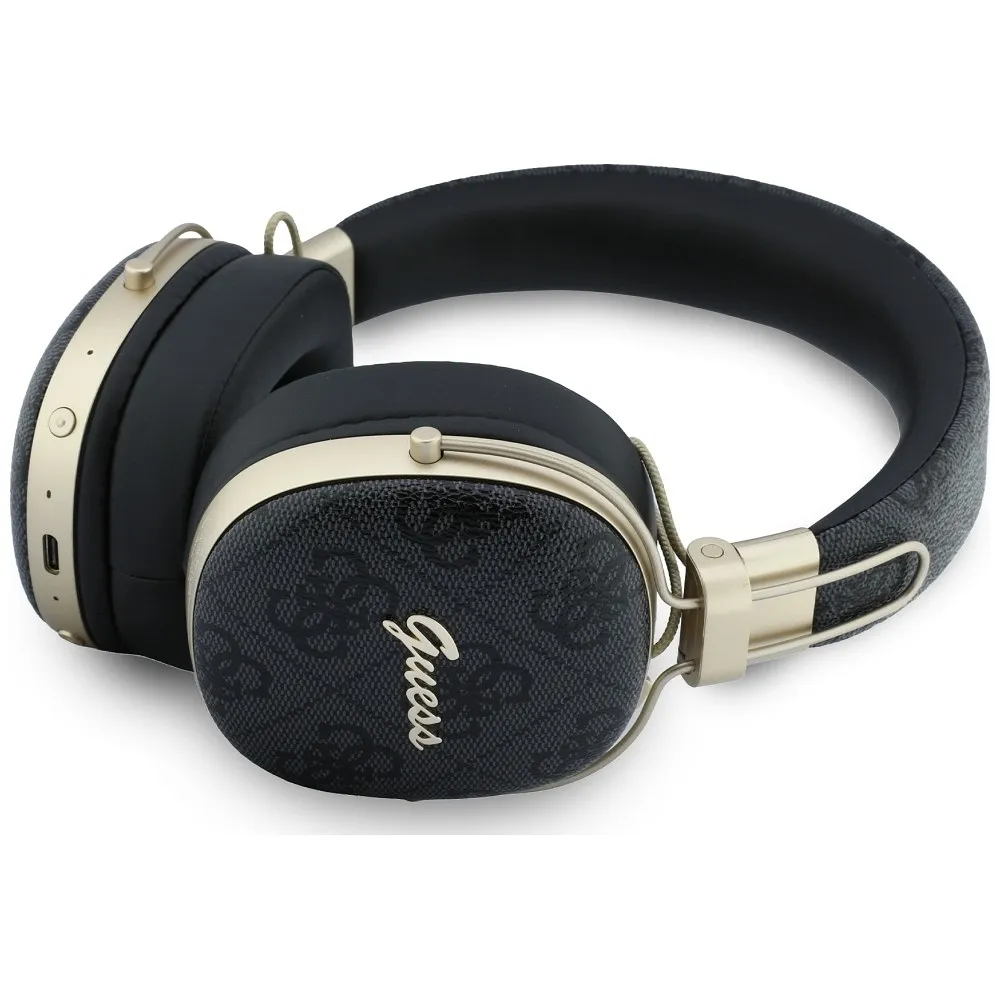 Wireless headphones Guess ENC Metal 4G Script Logo bown