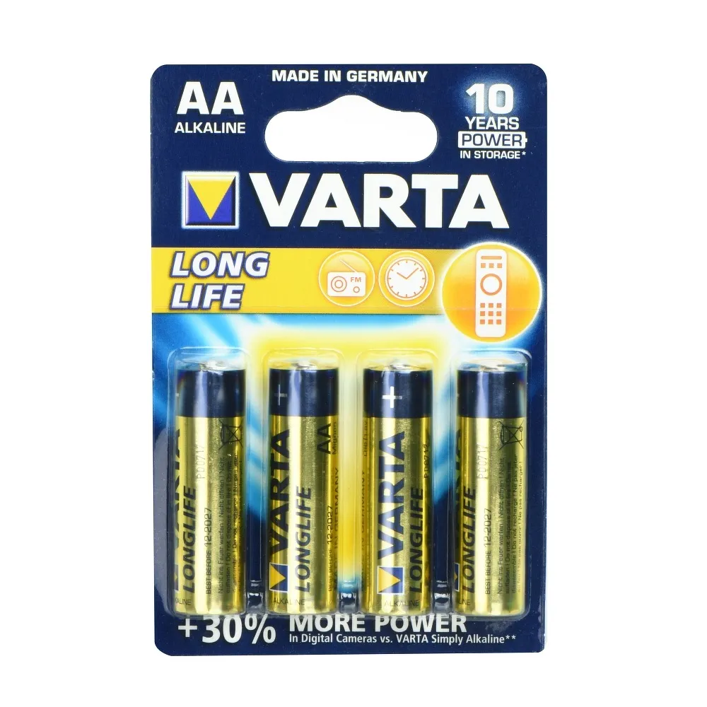 ALKALI BATTERIE VARTA R6 (AA) 4 Stk Longlife