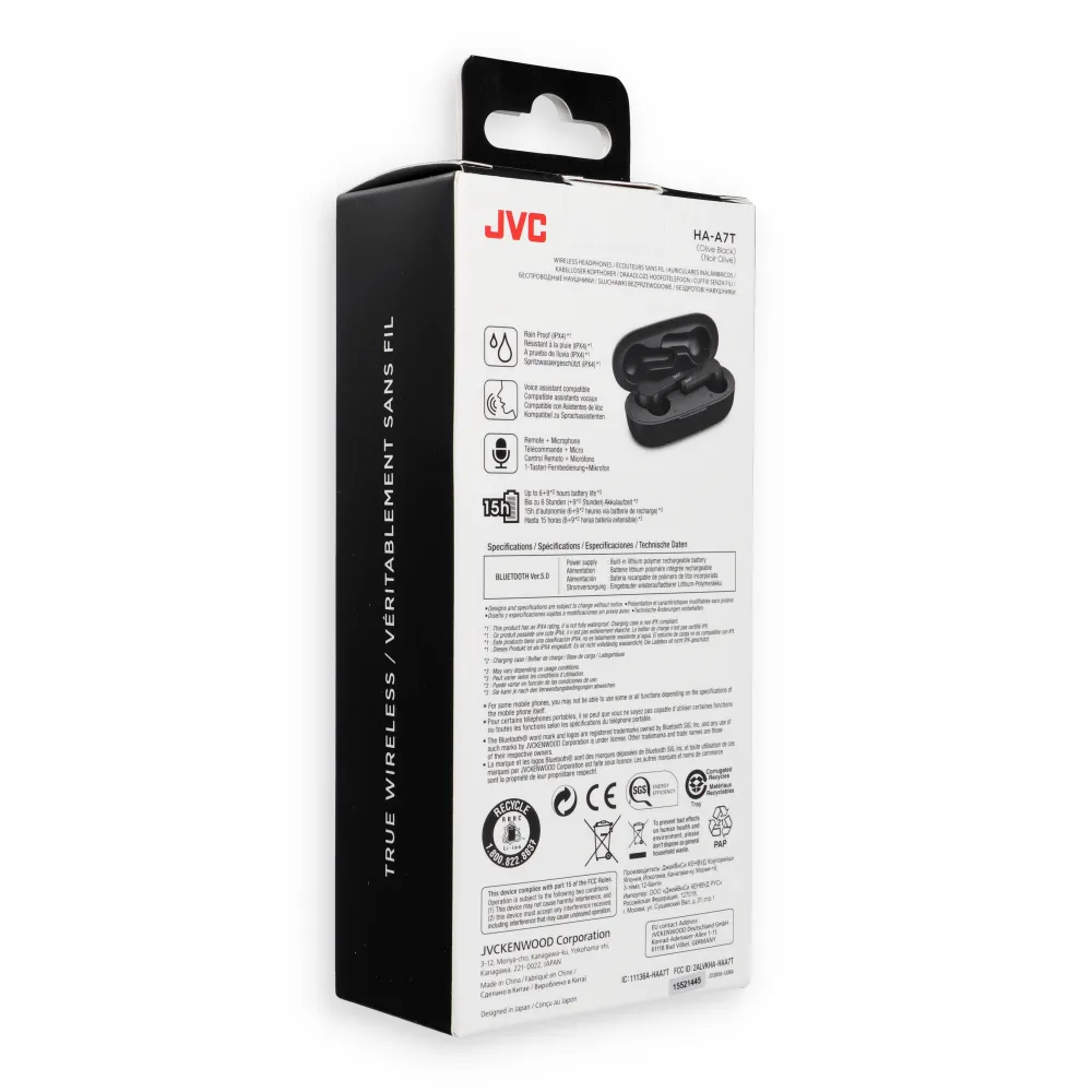 Wireless earphones JVC HAA7BTU black