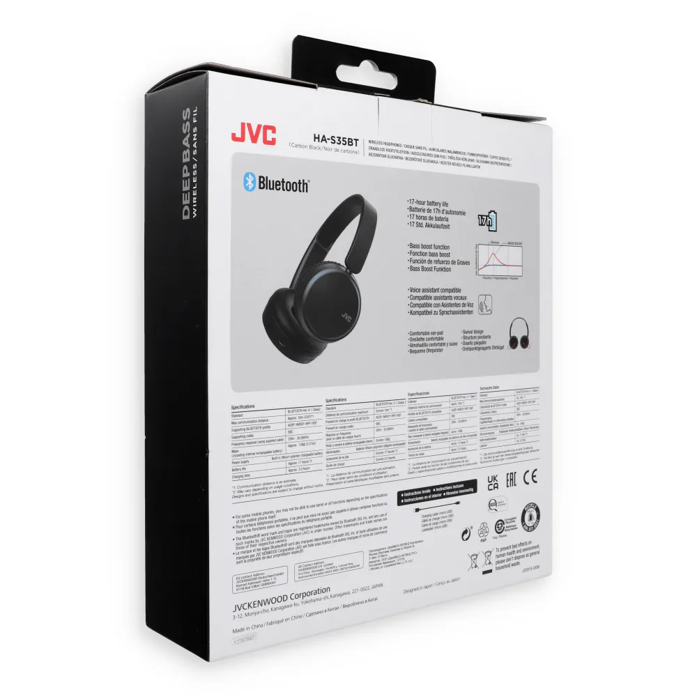 Wireless headphones JVC HAS35BTBU black