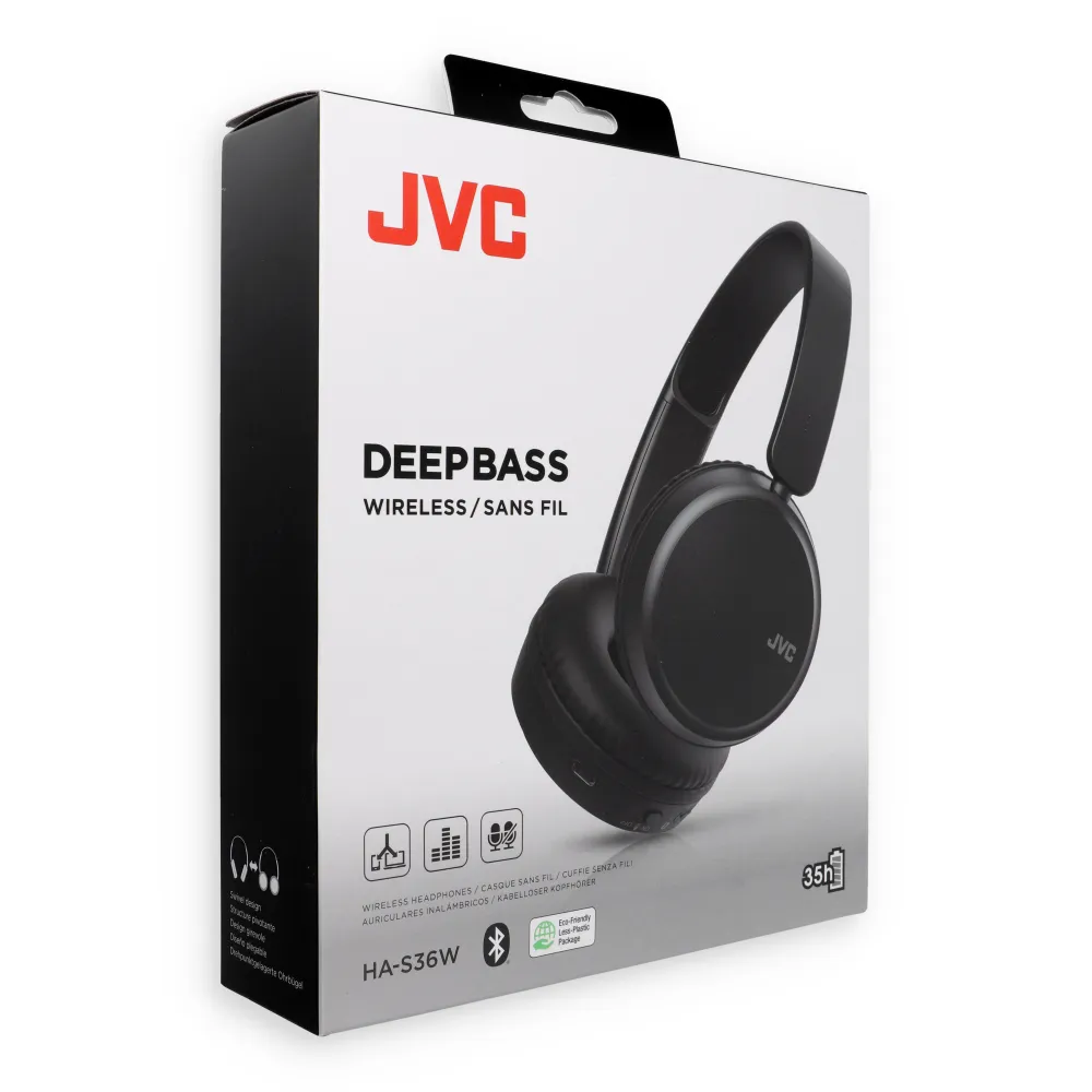 Wireless headphones JVC HAS36WBU black