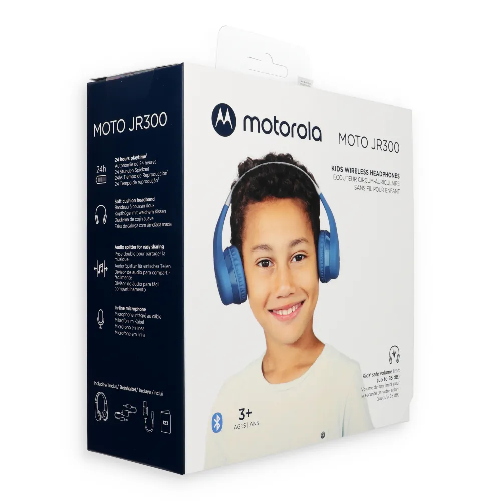 Wireless headphones Motorola JR300 blue-grey