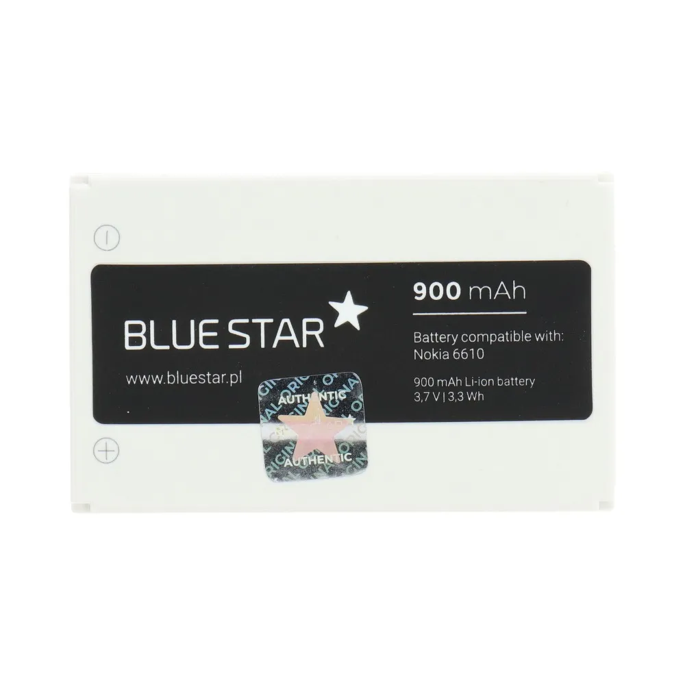 AKKU passend für Nokia 6610/3200/7250 900m/Ah Li-Ion BLUE STAR