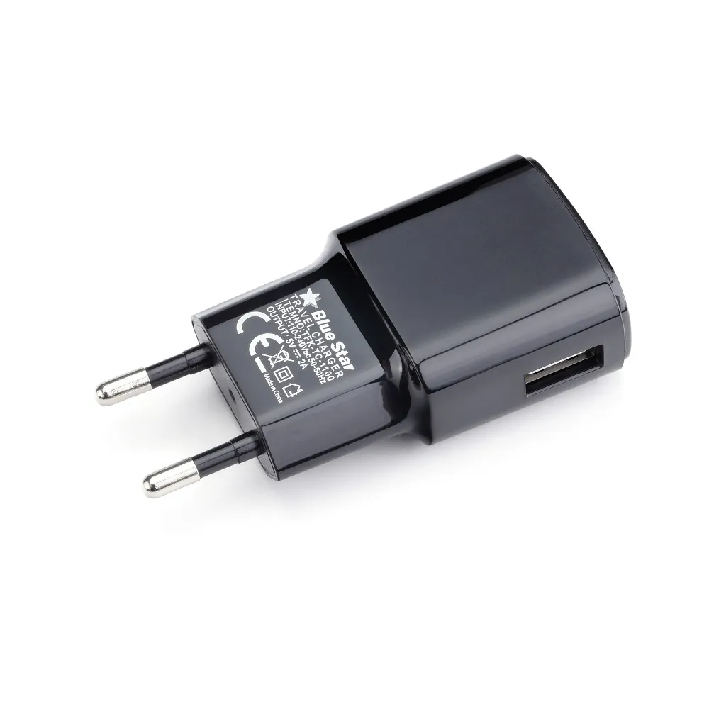 NETZ-Ladegerät micro USB UNIVERSAL 2A BLUE STAR (abnehmbar Kabel)