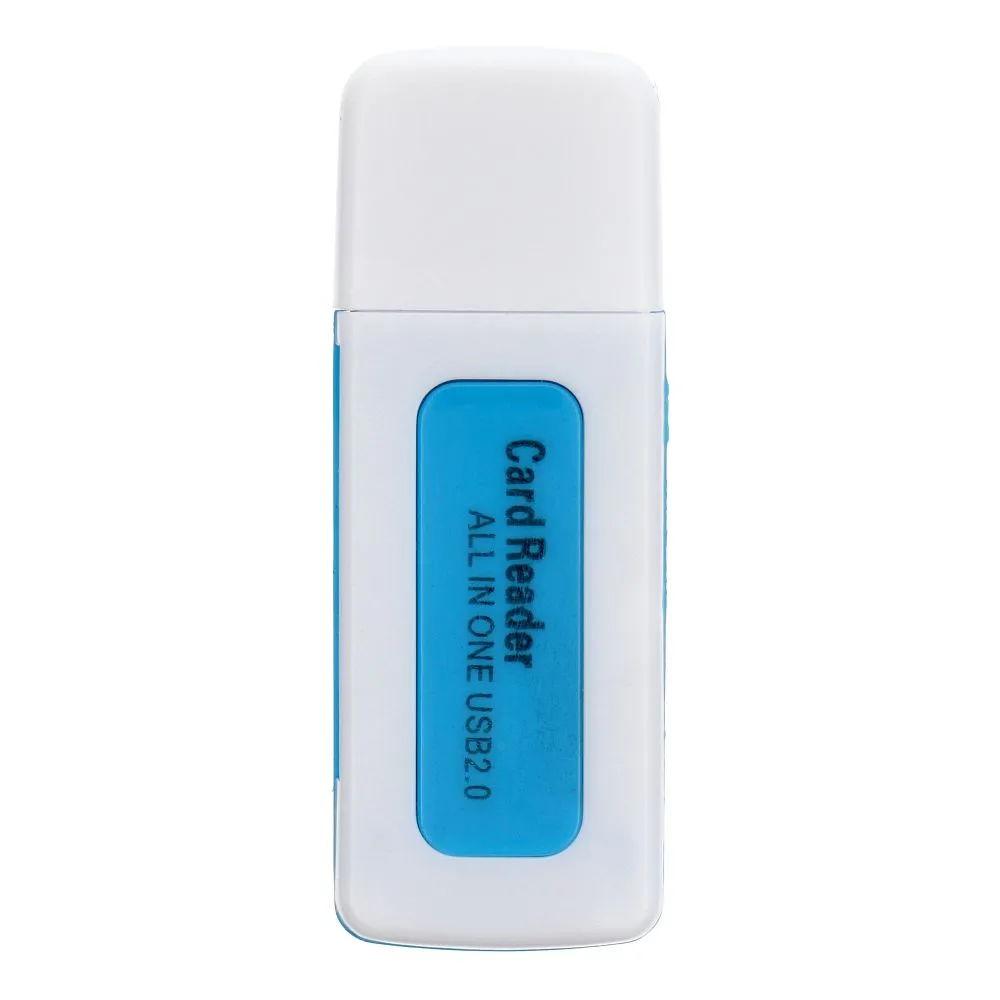 Memory Card Reader BLAU SDHC/SD / MMC / RS-MMC / Mini-SD(adapter) / Micro SD(adapter) / TF(adapter) / XD / MS / MS DUO / MS PRO DUO 2.0