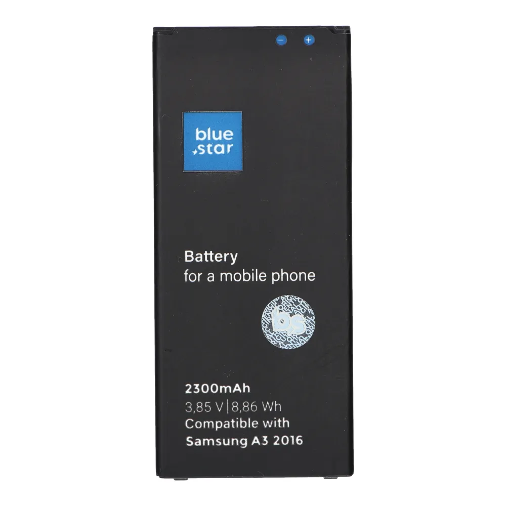 AKKU passend für Samsung A3 2016 2300 m/Ah Li-Ion BLUE STAR