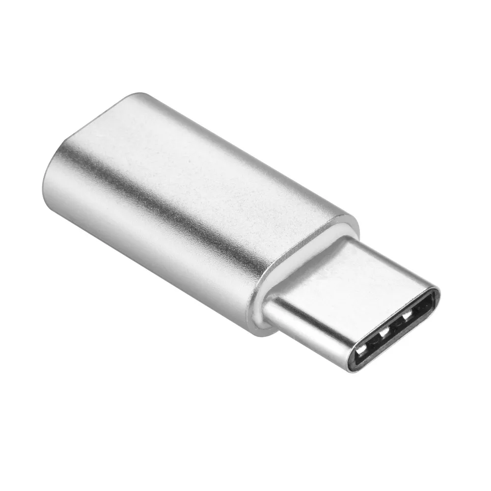 Adapter Micro USB - Typ C [PAdo30] silber